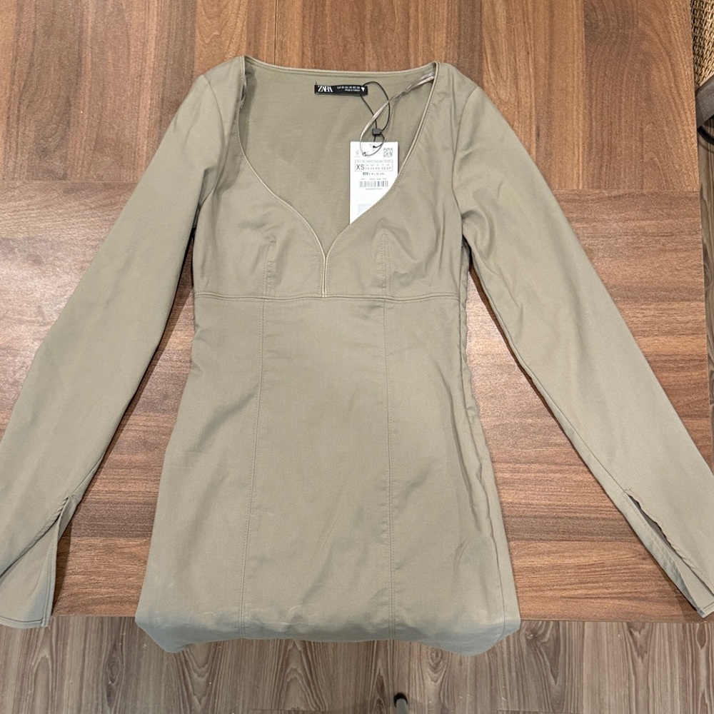 Zara brown dress